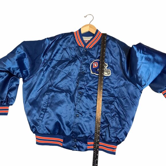 Vintage 1991 Locker Line XXL Denver Broncos Starter Style Spellout Jacket - Picture 11 of 16
